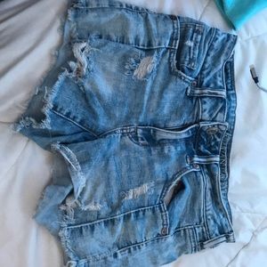 American Eagle Super Stretch Ripped Shorts
